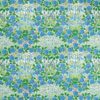 blue botanical cotton fabric from William Morris & Co