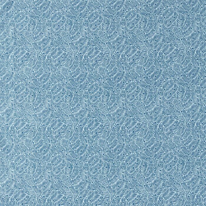 Yew & Aril Fabric - Indigo Cotton swatch