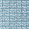 blue botanical cotton fabric from William Morris & Co