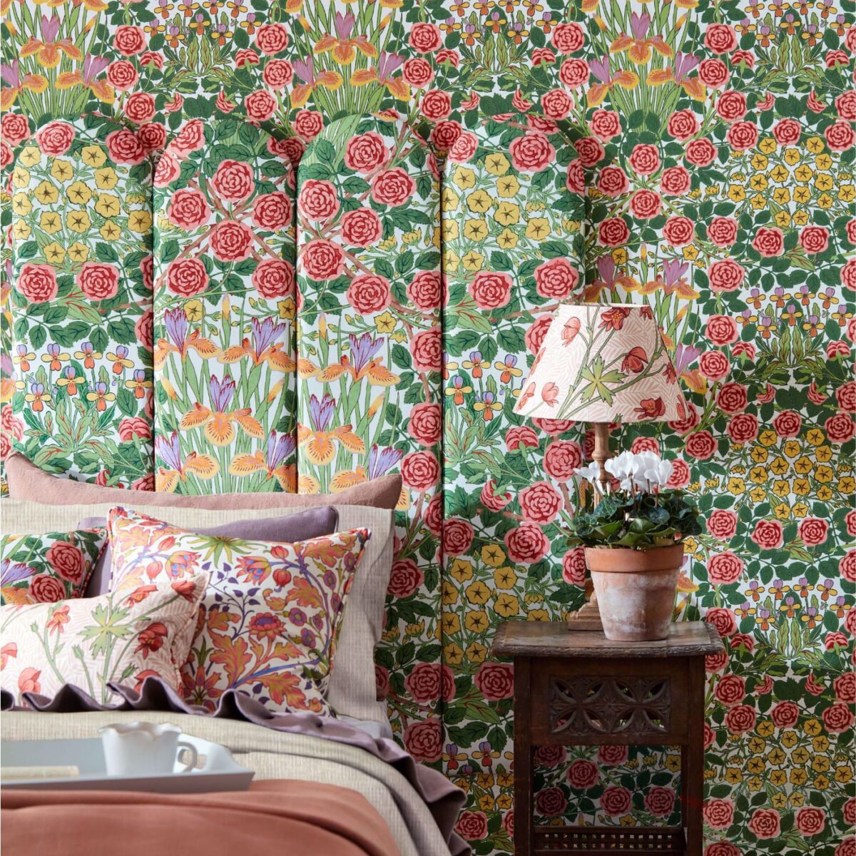 Campanula Fabric - Sunburst / Ebony by Campanula Fabric - Sunburst / Ebony from