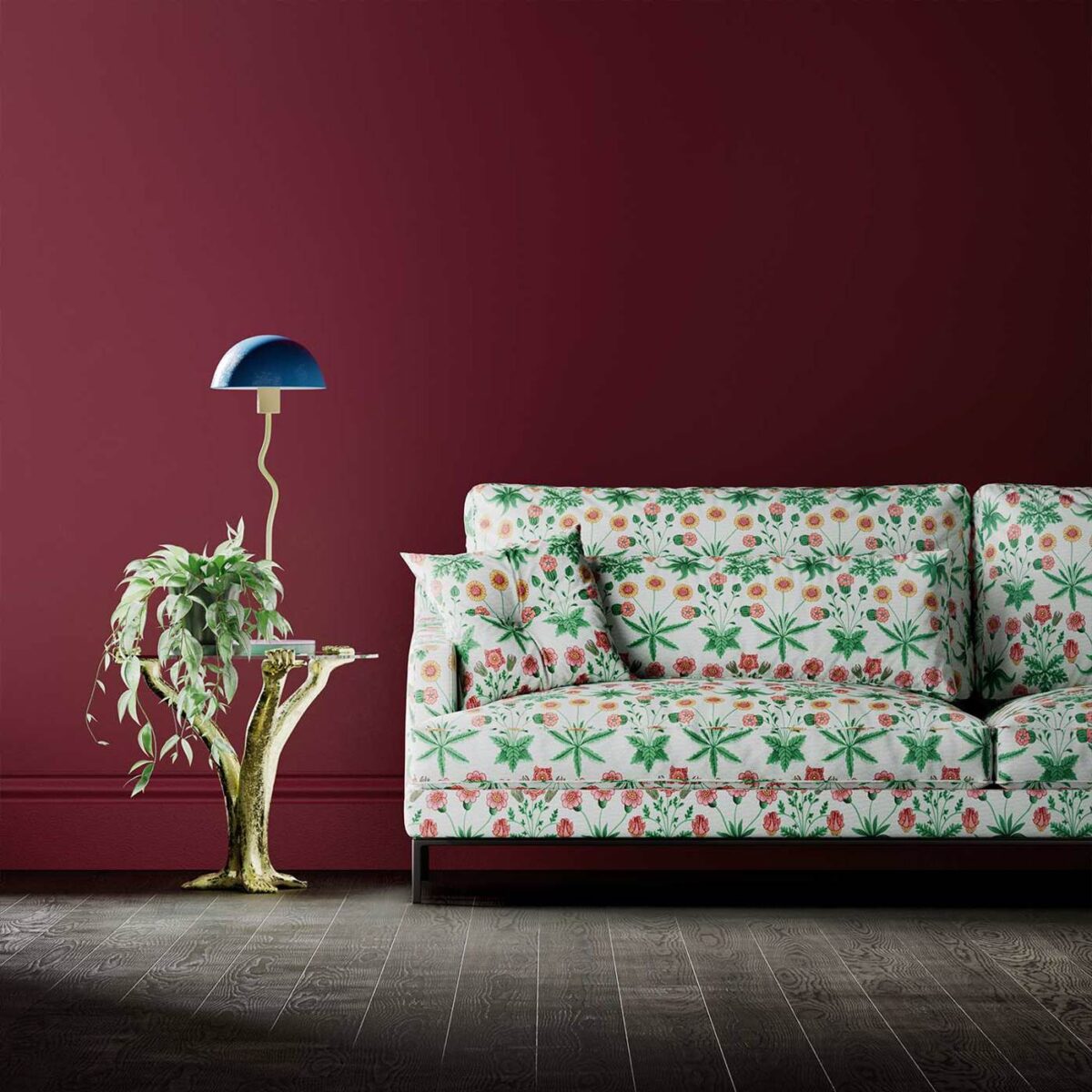 Daisy Fabric - Strawberry Fields from