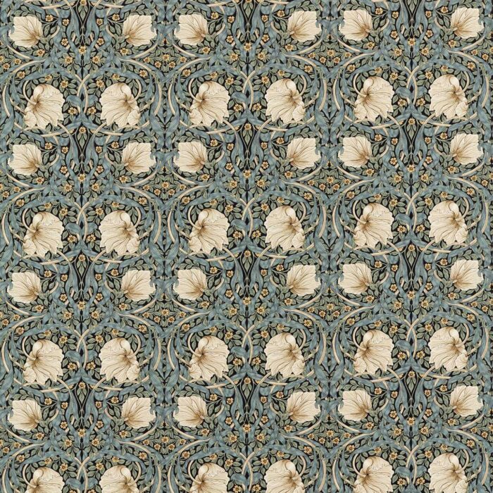Pimpernel Fabric - Ink / Sage swatch