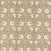 brown botanical printed fabric from William Morris & Co