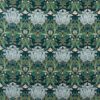 green botanical jacquard fabric from William Morris & Co