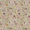 purple botanical embroideried fabric from William Morris & Co