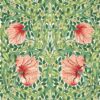 green botanical wallpaper from william morris & co