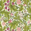green botanical wallpaper from william morris & co