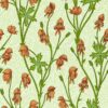 green botanical wallpaper from william morris & co