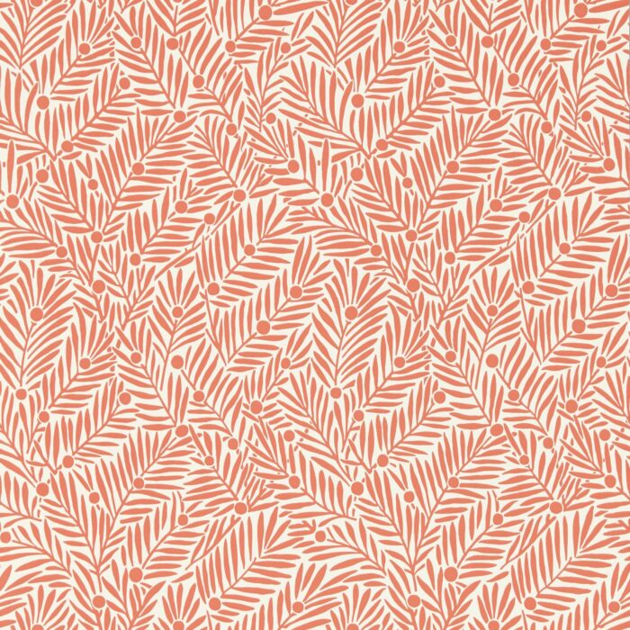 Yew & Aril Wallpaper - Watermelon swatch