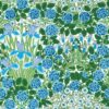 blue botanical wallpaper from william morris & co