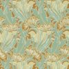 green botanical wallpaper from william morris & co