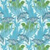blue botanical wallpaper from william morris & co