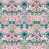 pink botanical wallpaper from william morris & co