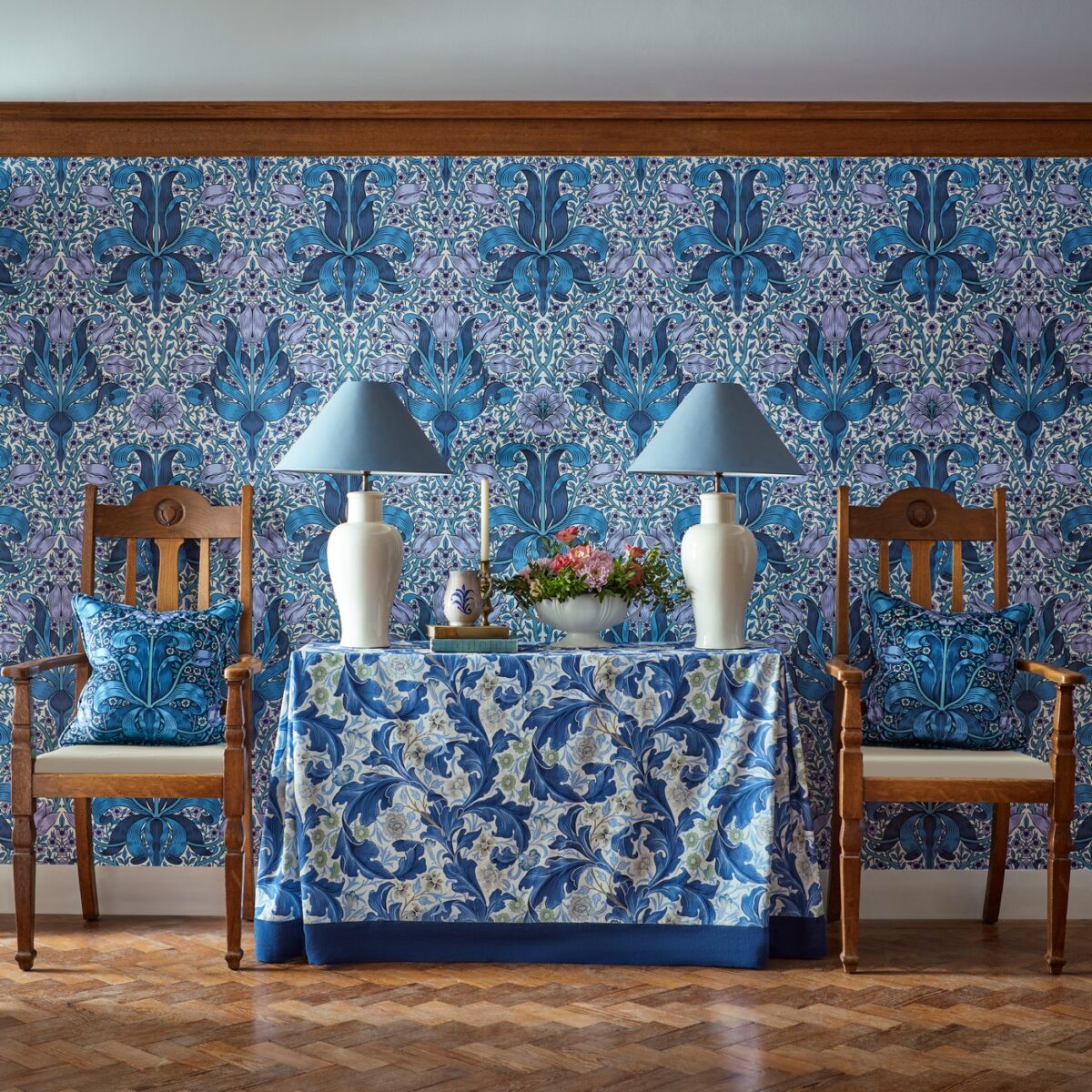 Spring Thicket Wallpaper - Maraschino Cherry by Spring Thicket Wallpaper - Maraschino Cherry from
