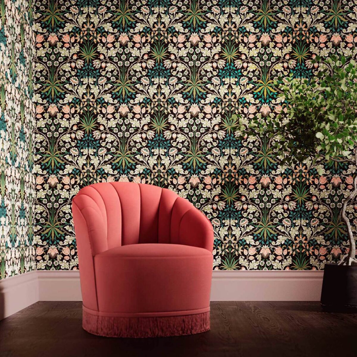 Hyacinth Wallpaper - Enchanted Green by Hyacinth Wallpaper - Enchanted Green from