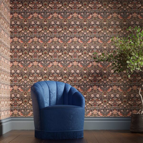 Strawberry Thief Wallpaper - Old Fashioned by Strawberry Thief Wallpaper - Old Fashioned from