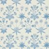 blue botanical wallpaper from william morris & co