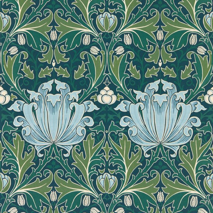Helena Wallpaper - Indigo / Boughs swatch