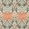 green botanical wallpaper from william morris & co