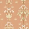 orange botanical wallpaper from william morris & co