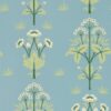 blue botanical wallpaper from william morris & co