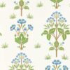 green botanical wallpaper from william morris & co