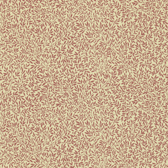 Standen Wallpaper - Beige / Brick Red swatch
