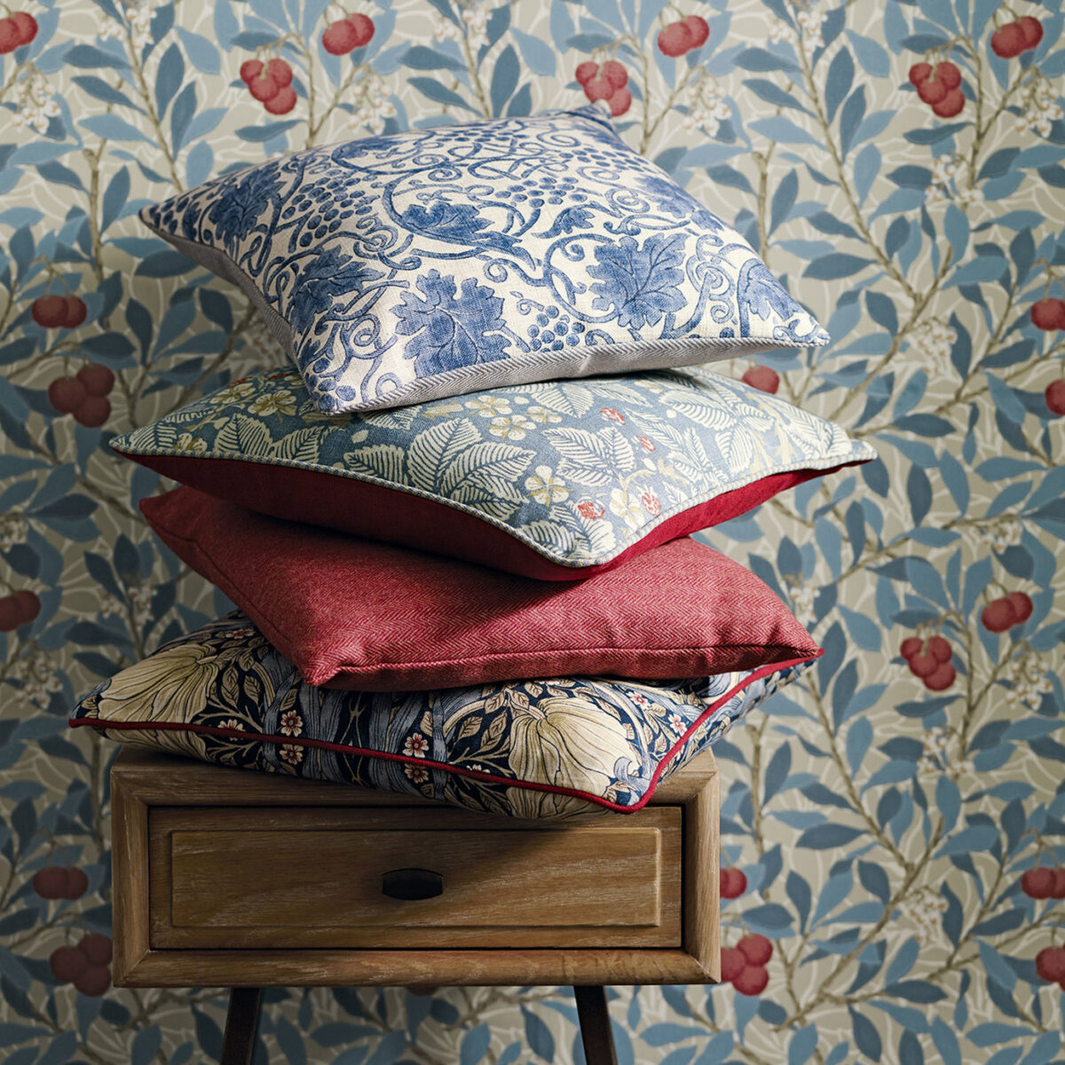 Arbutus Wallpaper - Sage / Lemon by Arbutus Wallpaper - Sage / Lemon from