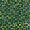 green geometric velvet-chenille fabric from Zinc