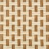 brown geometric linen fabric from Zinc