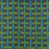 green geometric linen fabric from Zinc