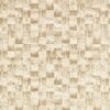 neutral geometric velvet-chenille fabric from Zinc