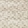 black-grey geometric velvet-chenille fabric from Zinc