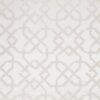 white geometric silk-satin fabric from Zinc