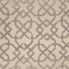 neutral geometric silk-satin fabric from Zinc