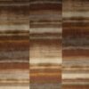 orange geometric velvet-chenille fabric from Zinc