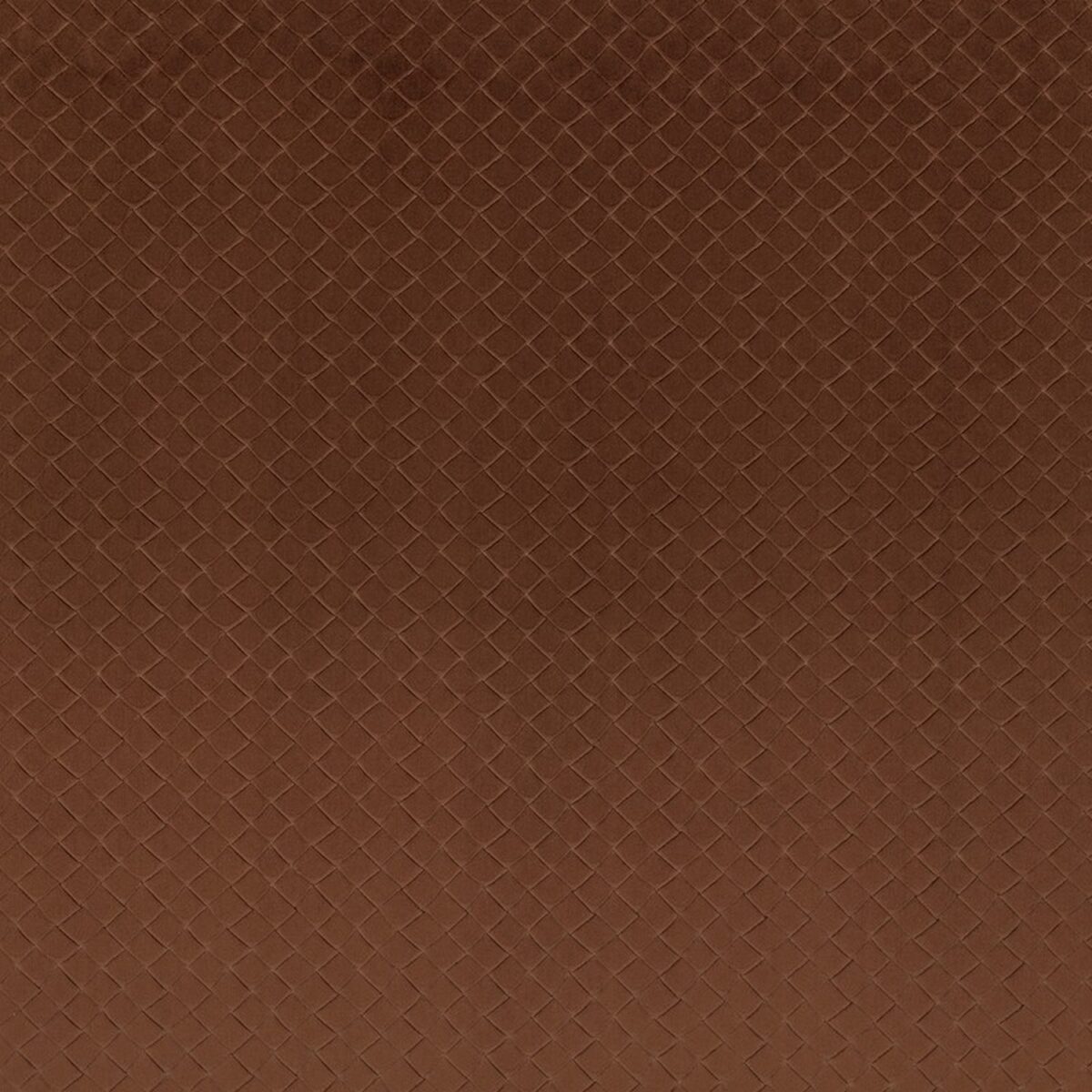 brown geometric velvet-chenille fabric from Zinc
