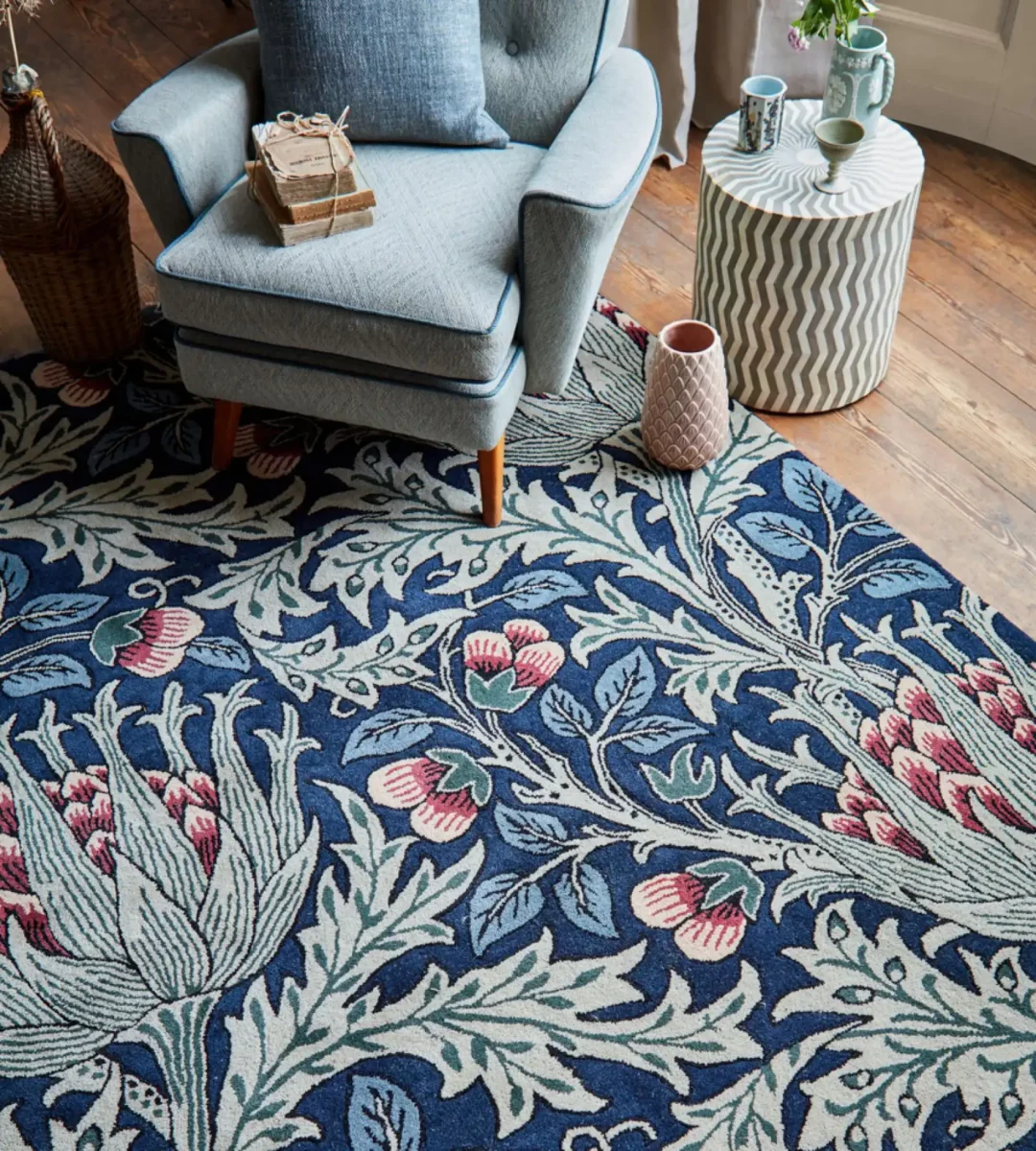 William Morris & Co Artichoke Rug Mineral (Select Size) from