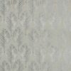 black-grey botanical jacquard fabric from Fryetts