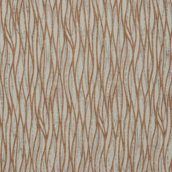 orange striped jacquard fabric from Fryetts