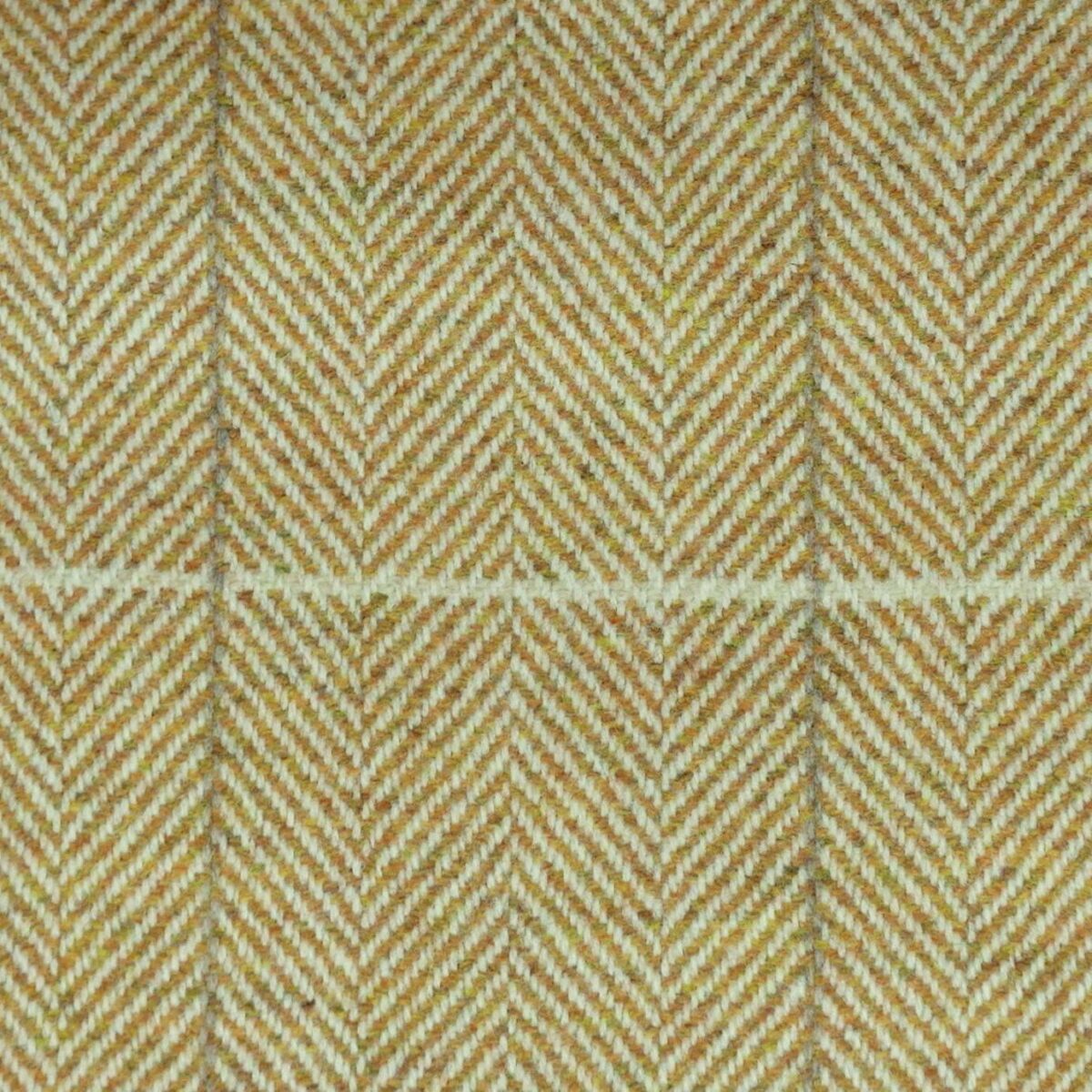 Windowpane Fabric - Moorgrass by yellow checked woolen fabric from Windsor & York