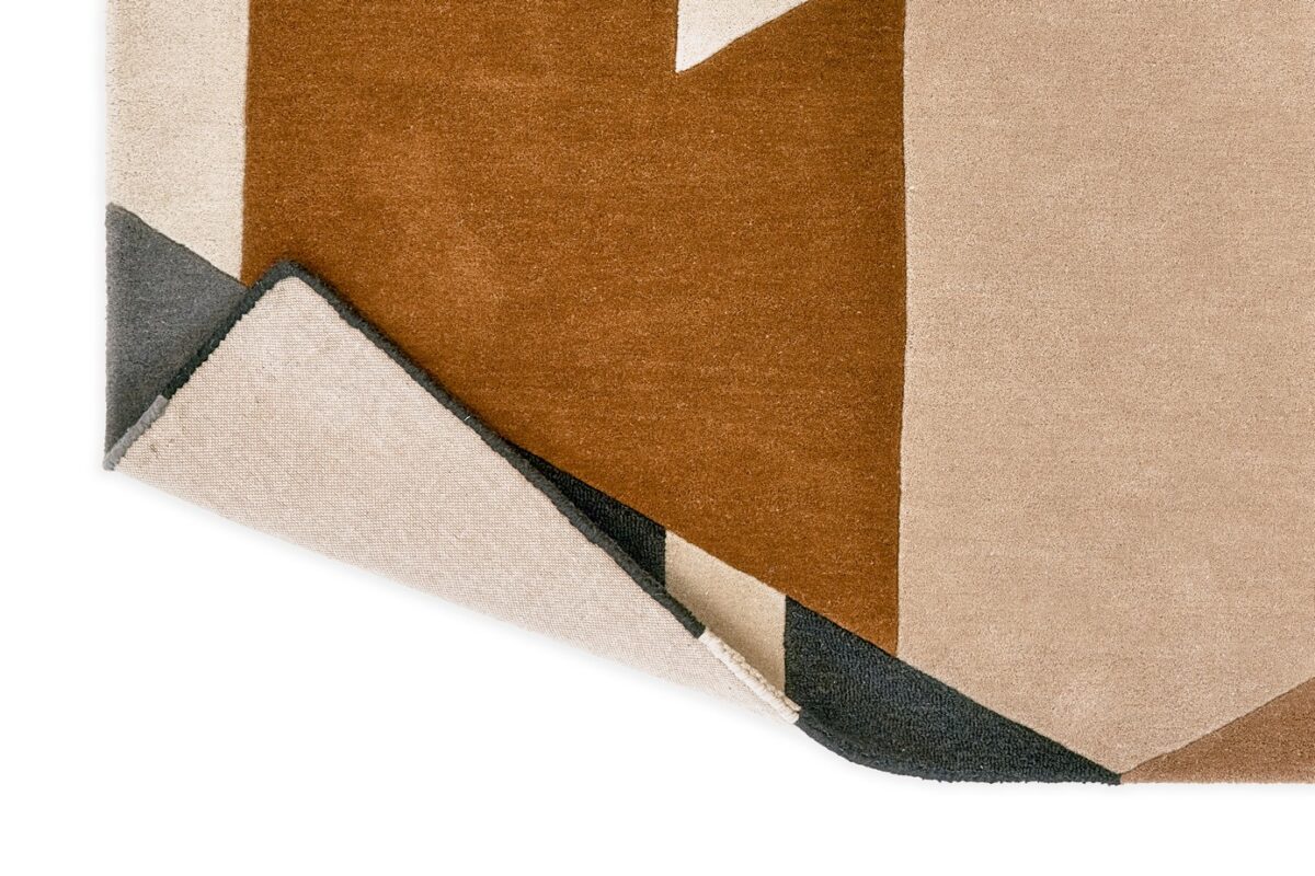 Harlequin Popova Rug Caramel / Slate / Shell (Select Size) by Harlequin Popova Rug Caramel / Slate / Shell (Select Size) from