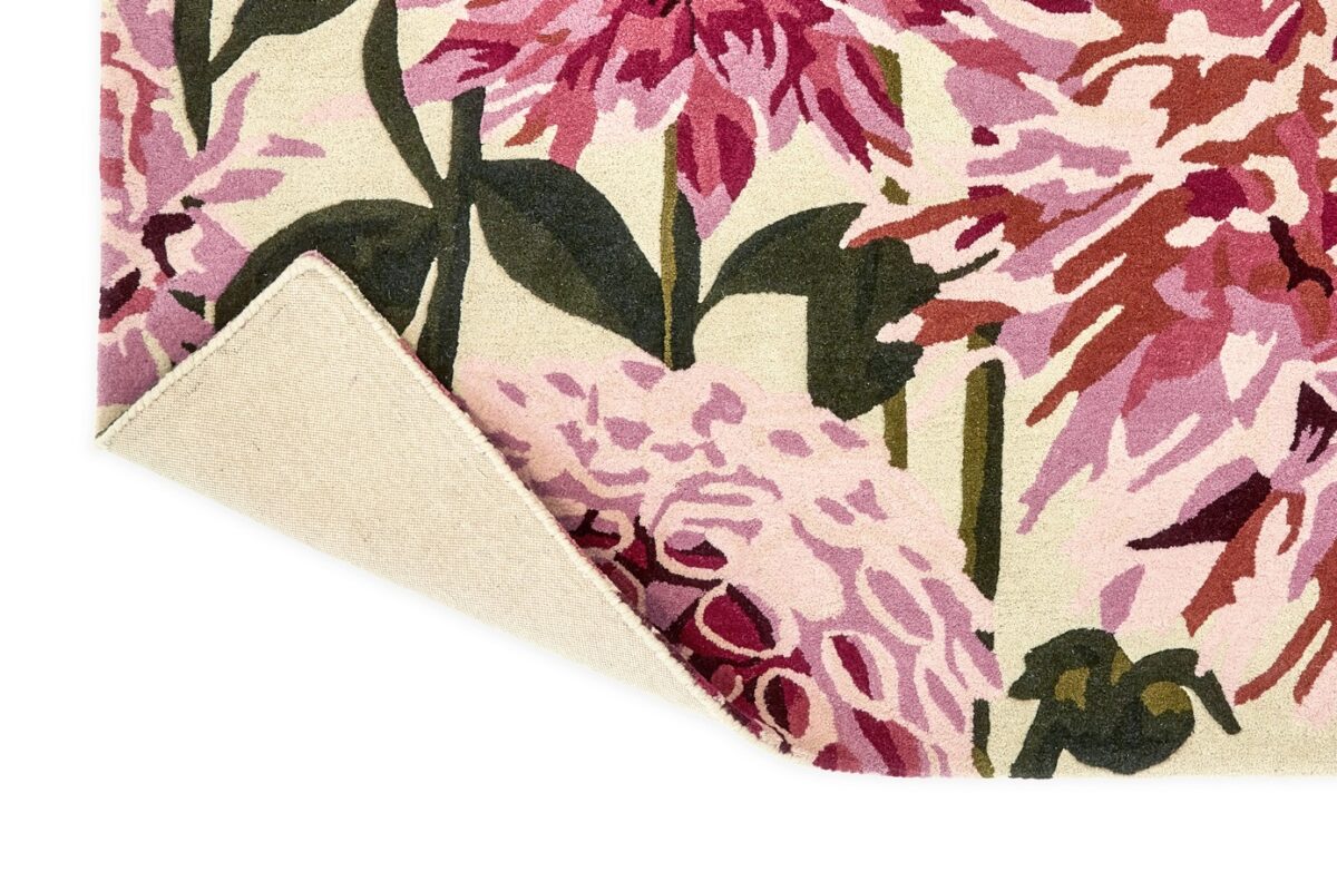 Harlequin Dahlia Rug Fuchsia / Palm (Select Size) from