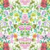 green botanical linen fabric from Designers Guild