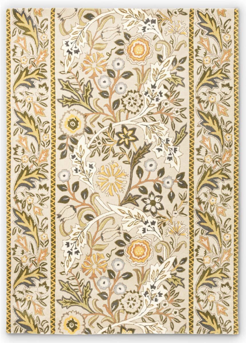 William Morris & Co Wilhelmina Rug Linen / Mustard (Select Size) by William Morris & Co Wilhelmina Rug Linen / Mustard (Select Size) from