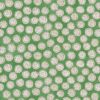 green spotted linen fabric from Linwood Fabrics