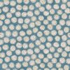 blue spotted linen fabric from Linwood Fabrics
