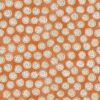 orange spotted linen fabric from Linwood Fabrics