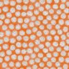 orange spotted linen fabric from Linwood Fabrics