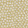 yellow spotted linen fabric from Linwood Fabrics